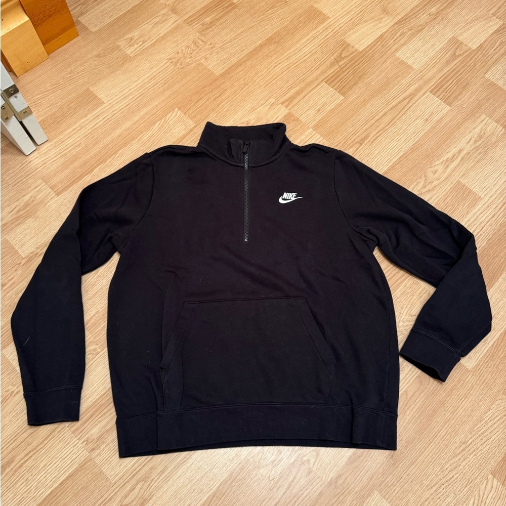 Nike Women’s Black Half Zip Sweater